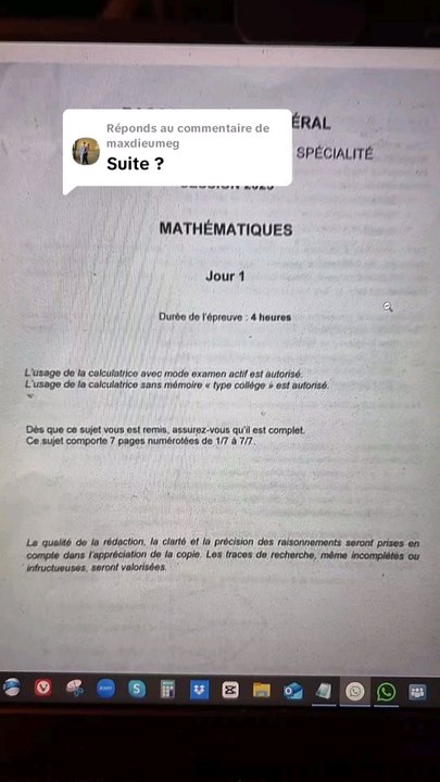 Correction Exercice 3 Sujet Bac Amérique du Nord Jour 1 Géométrie dans l'espace 🧱