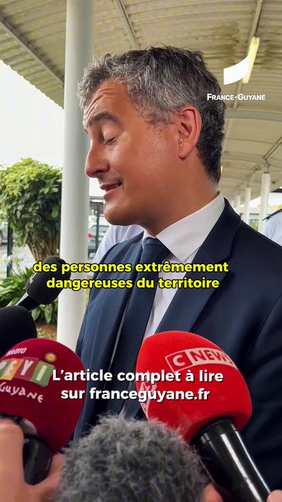 [GUYANE] Gérald Darmanin visite le Centre pénitentiaire de Rémire-Montjoly