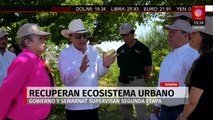 Durazo constata la segunda etapa del Bosque Urbano 'La Sauceda', con respaldo de la Semarnat