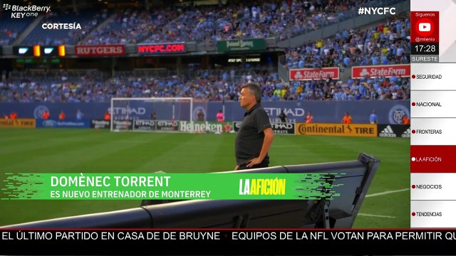 Domènec Torrent es nuevo entrenador de Rayados de Monterrey