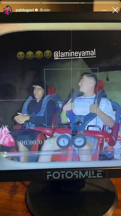 Lamine Yamal y Gavi alucinan en el Furius Baco