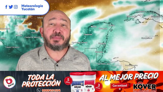 ⛈️ ¡Chaak se acerca! Tormentas dispersas para este fin de semana.