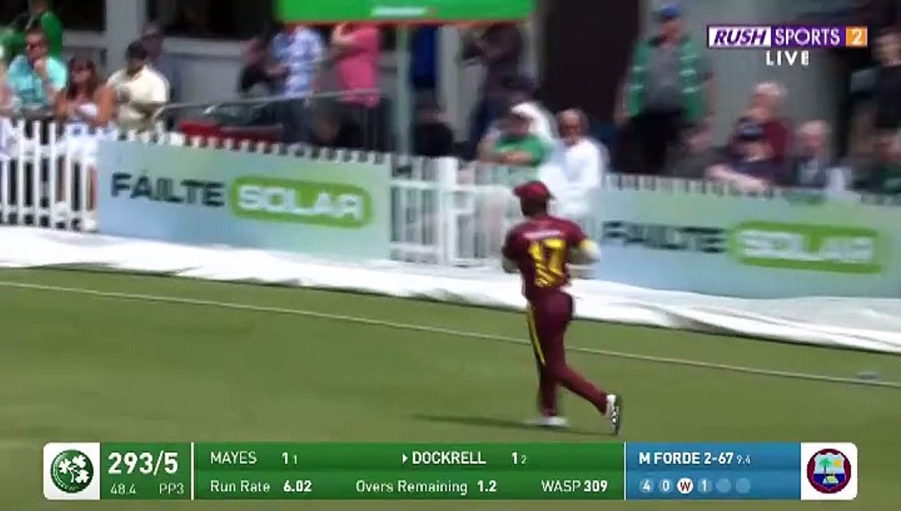 WI LOSE 1ST ODI TO IRELAND