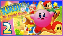 Kirby 64 : The Crystal Shards Walkthrough Part 2 (N64) 100% - World 2: Rock Star 🌕