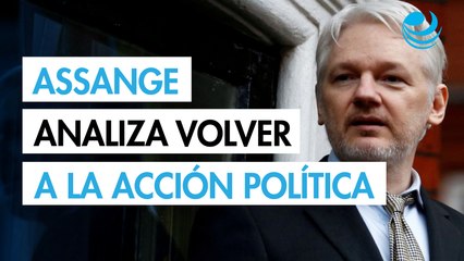Julian Assange analiza volver a la acción política