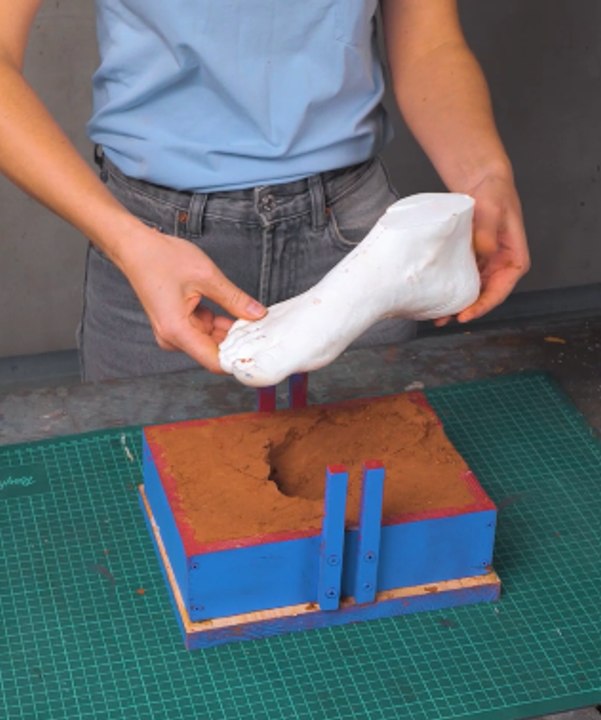 She transformed her foot into something truly useful