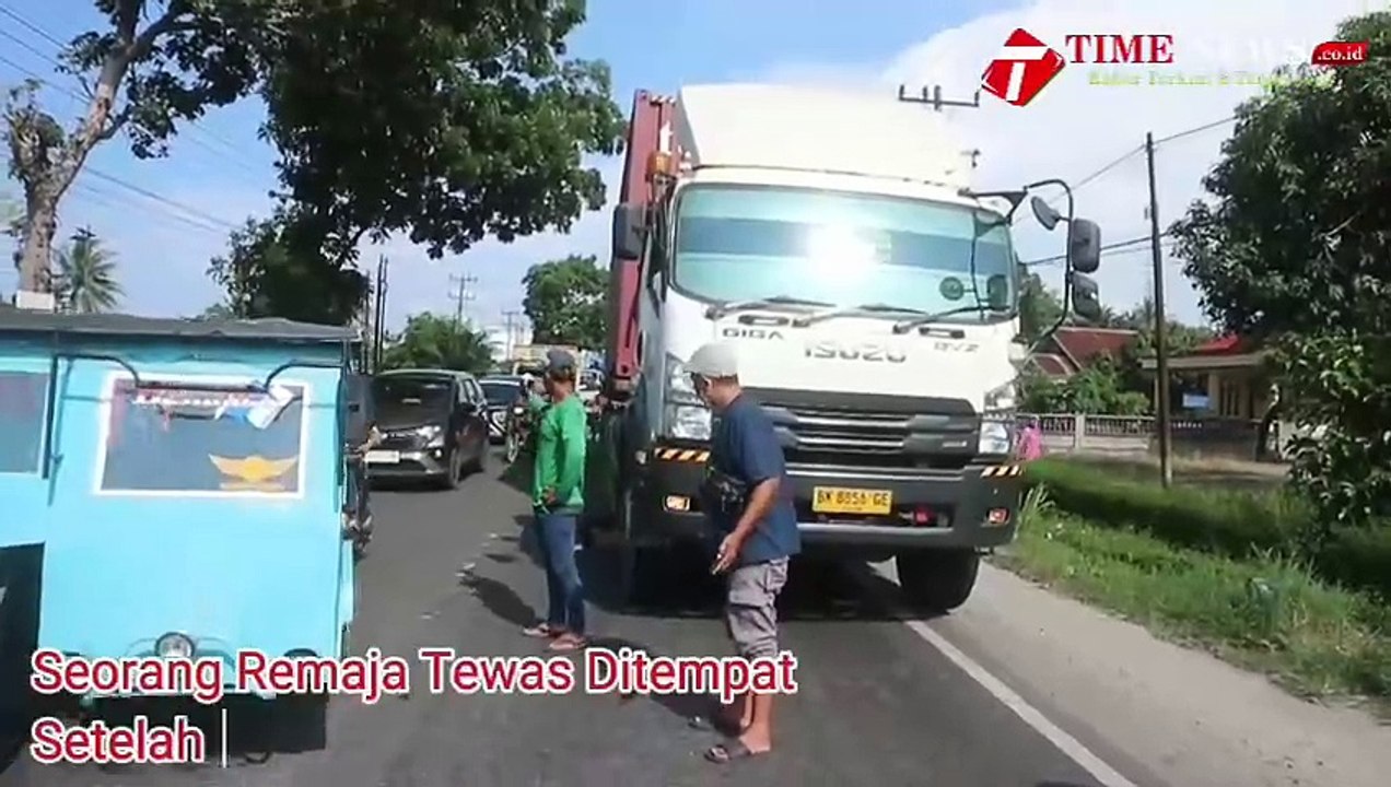 Seorang Remaja Tewas Ditempat Setelah Terlindas Trailer