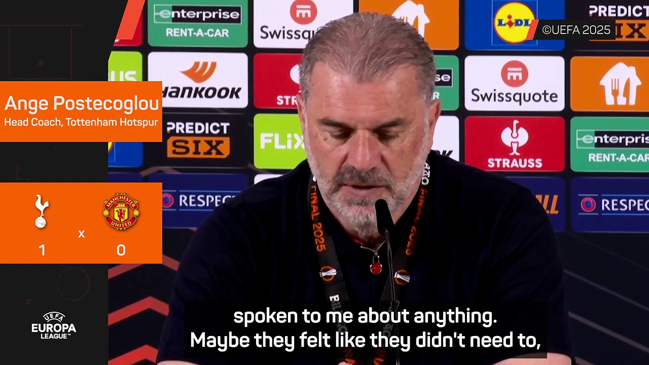 Postecoglou hasn't 'had any discussions' with Spurs hierarchy on his future