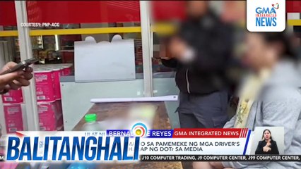 Babaeng sangkot umano sa pamemeke ng mga driver's license at PWD id, iniharap ng DOTr sa media | Balitanghali