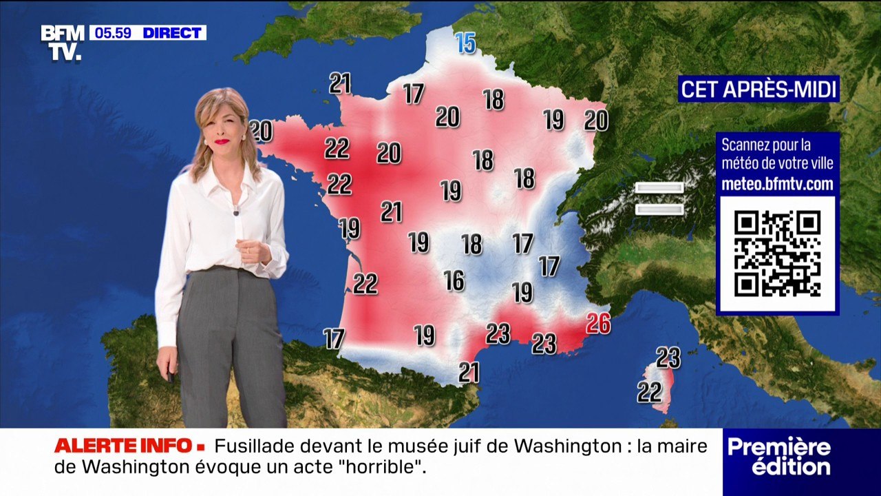 Un ciel nuageux et quelques pluies vers les Pyrénées: la météo de ce jeudi 22 mai