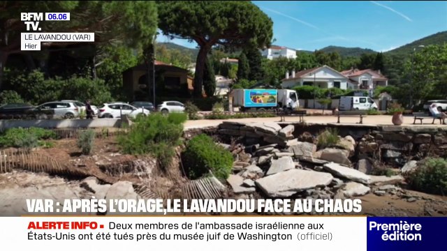 C'est une catastrophe : Les habitants du Lavandou constatent les dégâts après les orages meurtriers et les inondations