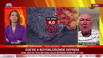 Ege'de 6 Büyüklüğünde deprem! Ahmet Ercan Sözcü TV'de değerlendirdi