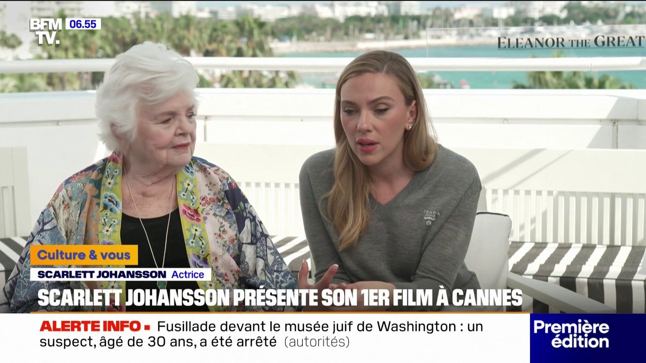 "Ce scénario était différent des autres": Scarlett Johansson présente son premier film en tant que réalisatrice au Festival de Cannes