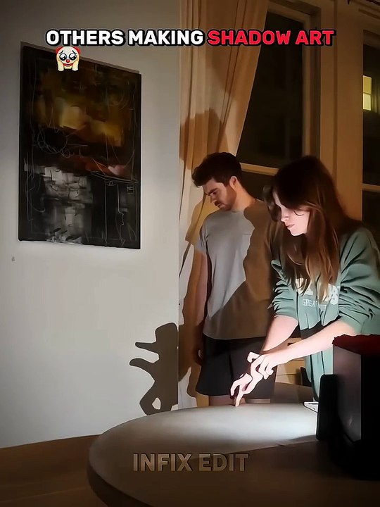 The best shadow art moment 💀