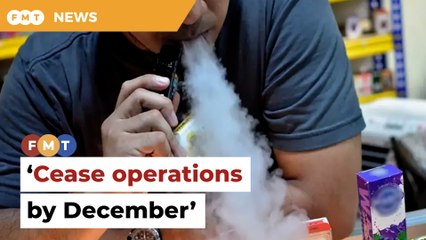 Kedah vape traders told to cease operations by December