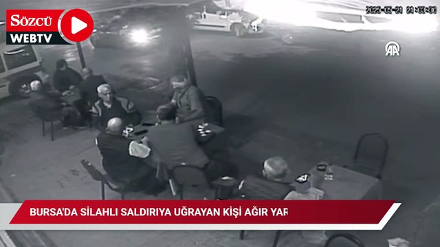 Bursa'da silahlı saldırıya uğrayan kişi ağır yaralandı