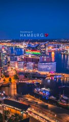 "Magical Night in Hamburg | Stunning 4K Cityscape Tour 🇩🇪✨"
