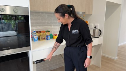 Adjustable counter tops in the knew support living home