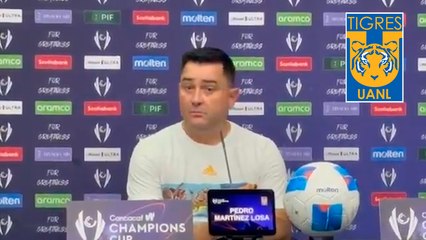 Tigres Femenil clasifica a Final de la Concacaf W Champions Cup y Pedro Martínez Losa destaca el plan del partido