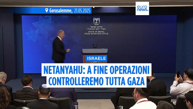 Netanyahu: Israele pronto per cessate il fuoco temporaneo, a fine operazioni controllerà tutta Gaza