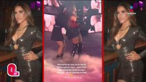 A Gloria Trevi se le cayó la falda en pleno concierto