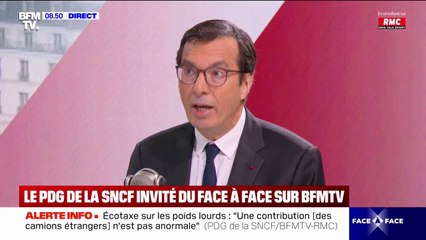 "Ma fierté c'est d'avoir remis la SNCF dans le vert" assure le PDG de la SNCF