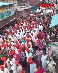 हलगी-घुमक्याच्या ठेक्यावर गुलालाची उधळण करत मरगूबाई यात्रा उत्साहात संपन्न