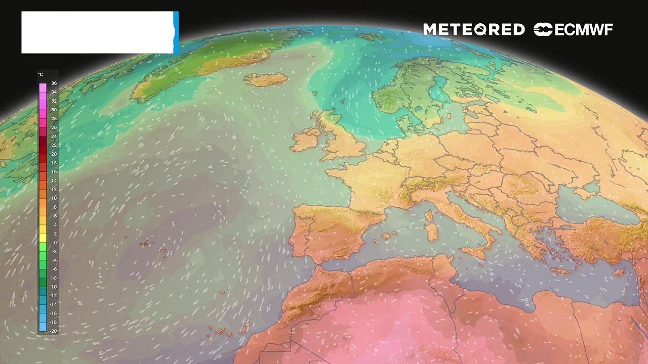 Una potente dorsal nos afectará de cara a la semana que viene y traerá temperaturas muy altas, sobre todo en el sur peninsular.