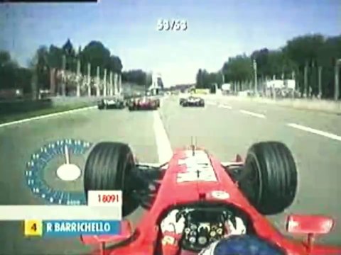 F1 – Rubens Barrichello (Ferrari V10) Onboard – Italy 2002