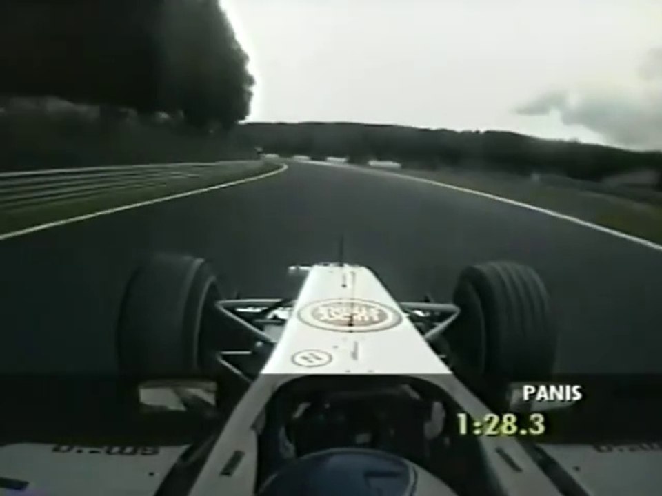 F1 – Olivier Panis (BAR Honda V10) Onboard – Belgium 2002