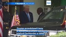 Kolejne napięcie w Gabinecie Owalnym: Trump konfrontuje prezydenta RPA