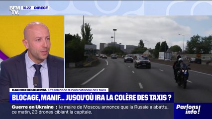 Grève des taxis: "Nous souffrons d'une concurrence sauvage" dénonce le Président de l'Union nationale des taxis