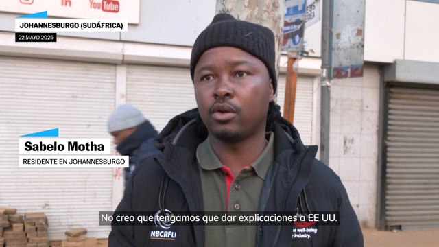 Ciudadanos sudafricanos responden a las acusaciones de Trump: somos la nación más pacífica del mundo