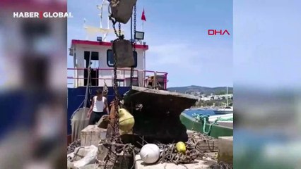 Bodrum'da denizden 30 ton katı atık çıktı