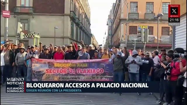 Bloqueo de CNTE causa primera mañanera virtual en sexenios de AMLO y Sheinbaum