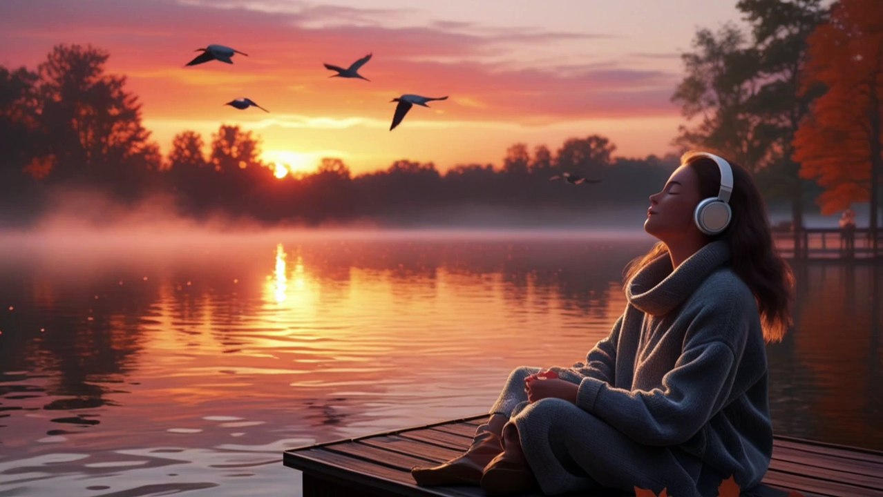 30 Minutes of Pure Relaxation | Peaceful Madison Lake Sunset Meditation Music for Deep Calm & Stress Relief