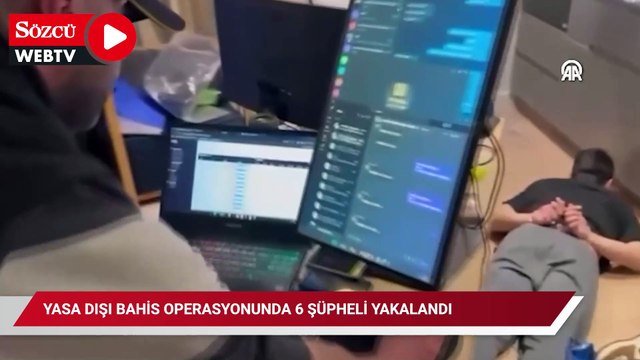 İstanbul'da yasa dışı bahis operasyonunda 6 şüpheli yakalandı