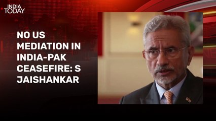S Jaishankar refutes Trump’s mediation claim on India-Pakistan ceasefire