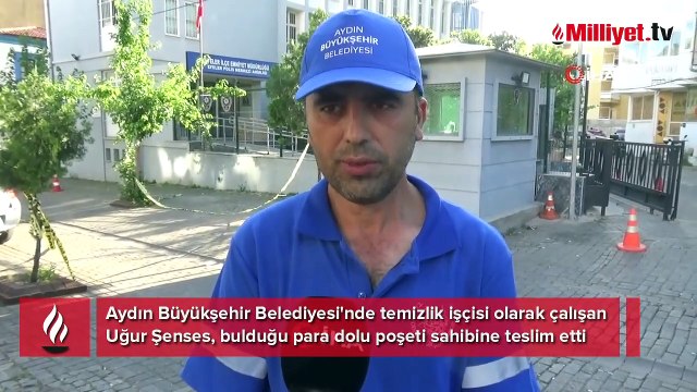 Bulduğu para dolu poşeti sahibine teslim etti! İnsanlık ölmemiş dedirten davranış