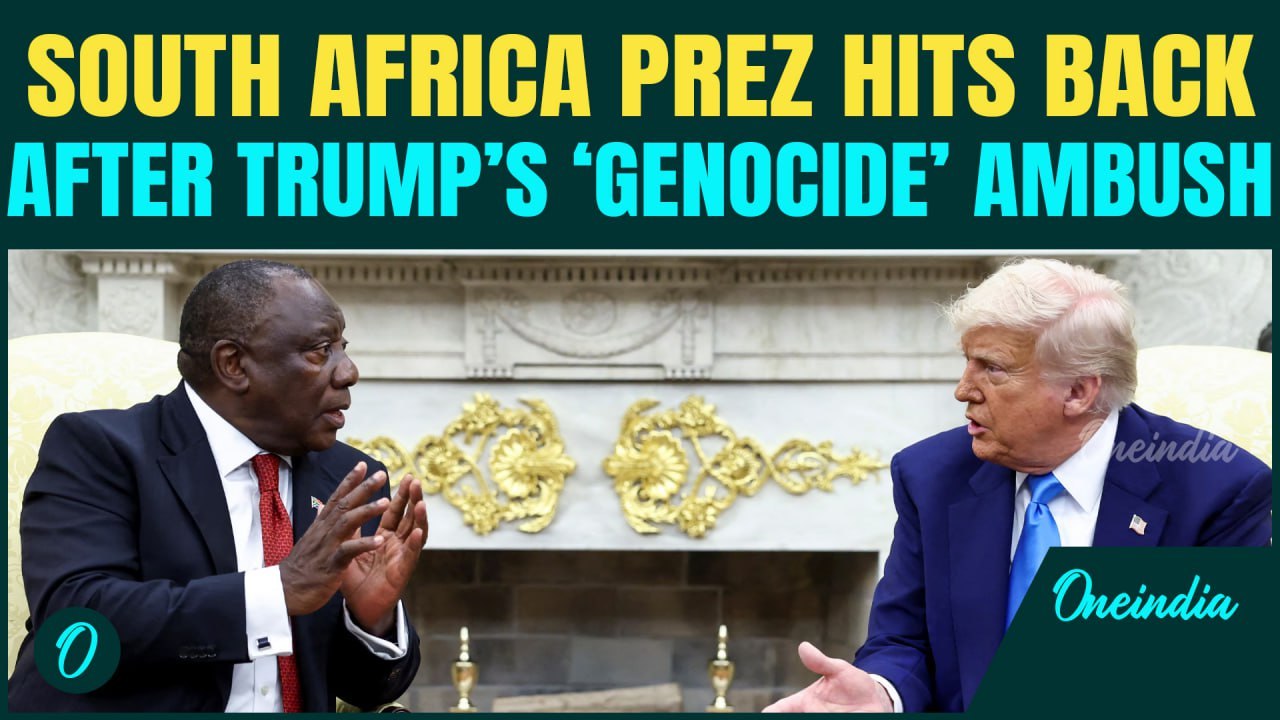 ‘NO Genocide in South Africa’ | Ramaphosa rebukes Trump after fiery Oval office encounter