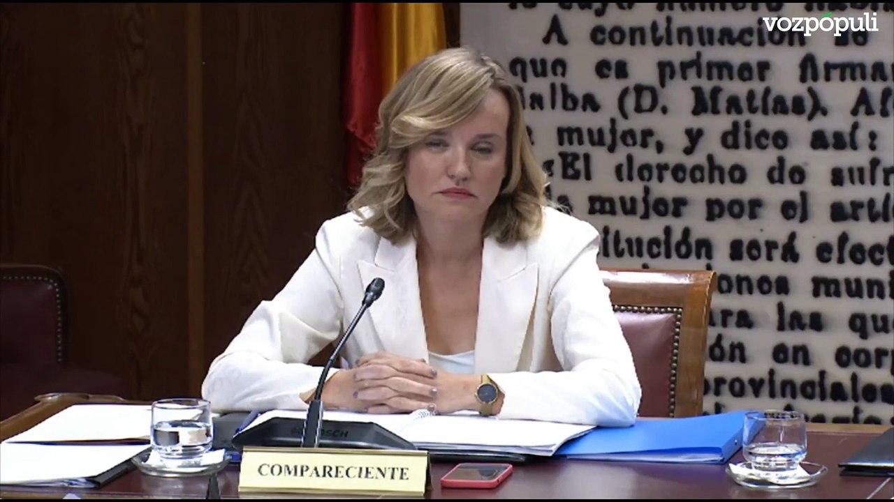Senador de Vox pone contra las cuerdas a Pilar Alegría