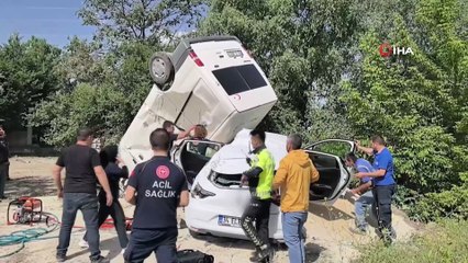 Bursa'da minibüs ortalığı savaş alanına çevirdi