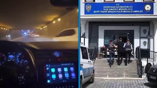 Otomobiliyle trafikte makas atan sürücüye 14 bin 413 TL ceza