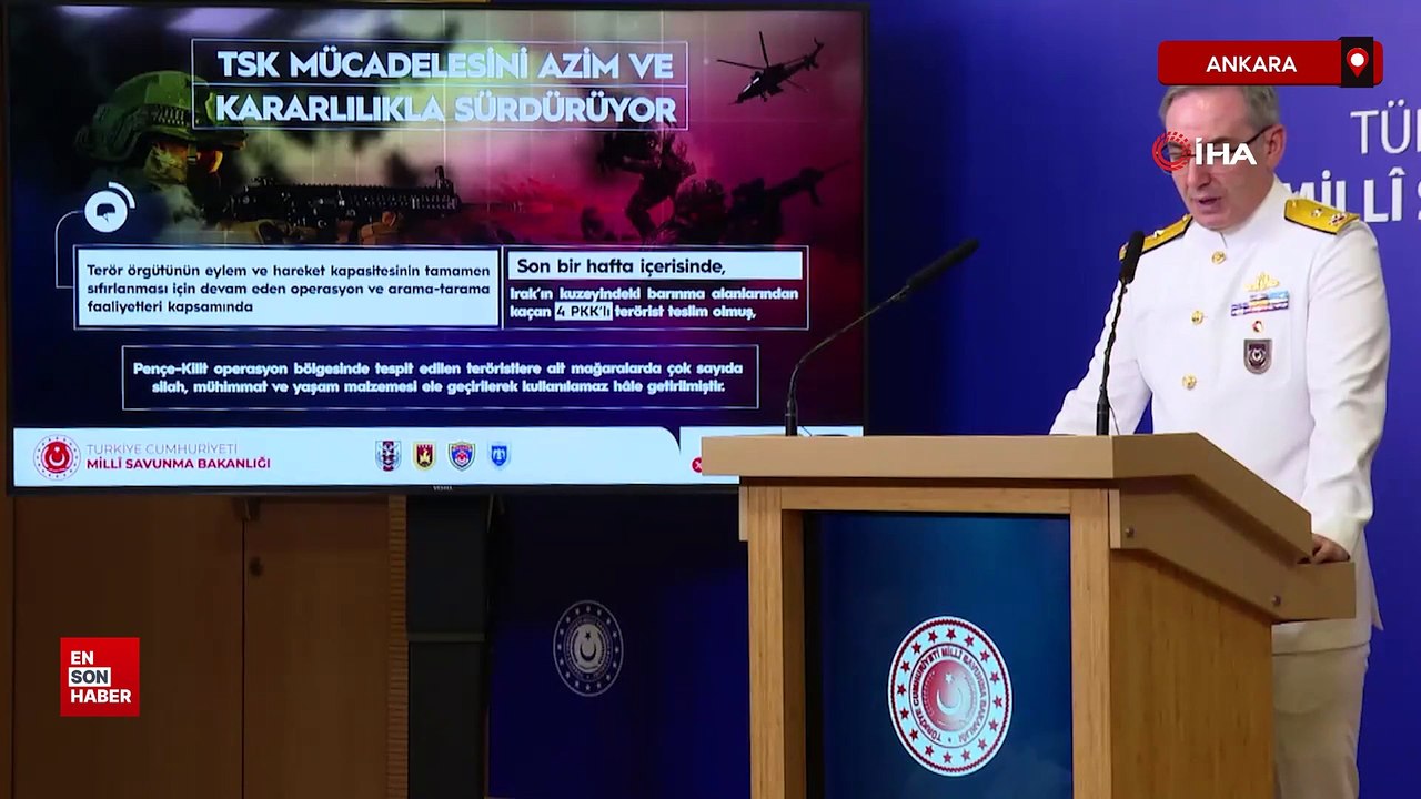 MSB: Son bir haftada, Irak'ın kuzeyinden kaçan 4 PKK'lı terörist teslim oldu