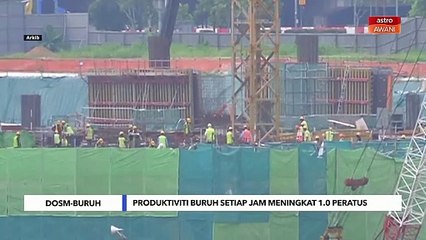 Produktiviti buruh setiap jam meningkat 1.0 peratus pada S1 2025