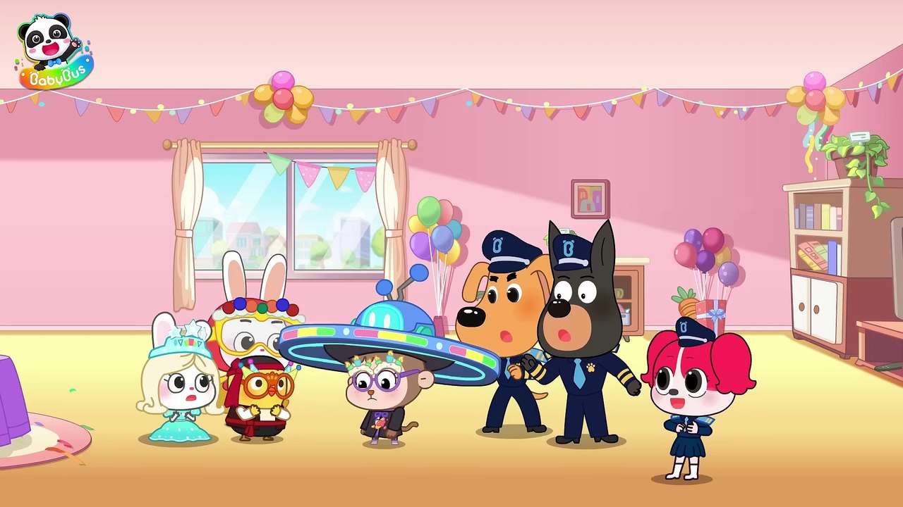 Secret in the Hair _ Fun Adventure _ Police Chase _ Sheriff Labrador _ Kids Cartoon _ BabyBus(1080P_HD)