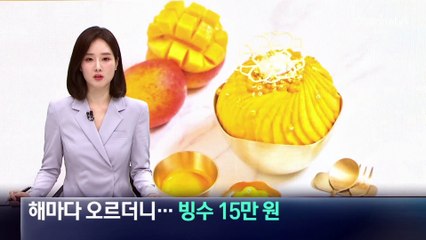 해마다 오르더니…빙수 한 그릇에 15만 원