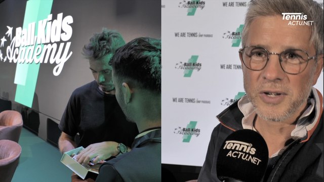 Roland-Garros 2025 - Stan Wawrinka et Vincent-Baptiste Closon ont lancé la la Ball Kids Academy de We Are Tennis