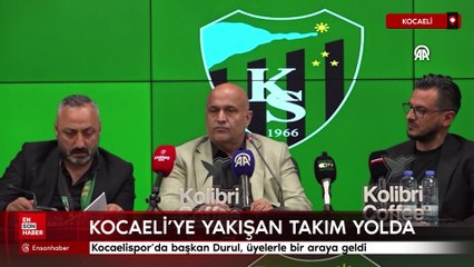 Kocaelispor'da başkan Durul, üyelerle bir araya geldi