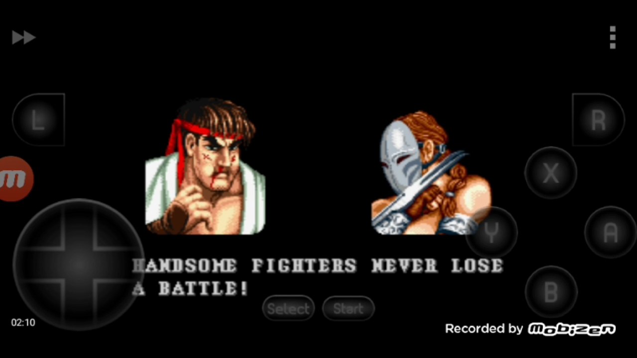 Street Fighter II Turbo: Hyper Fighting Ryu vs Vega Ryu é derrotado por Vega